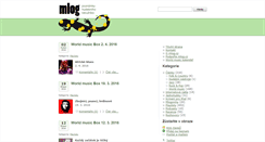 Desktop Screenshot of mlog.cz