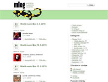 Tablet Screenshot of mlog.cz